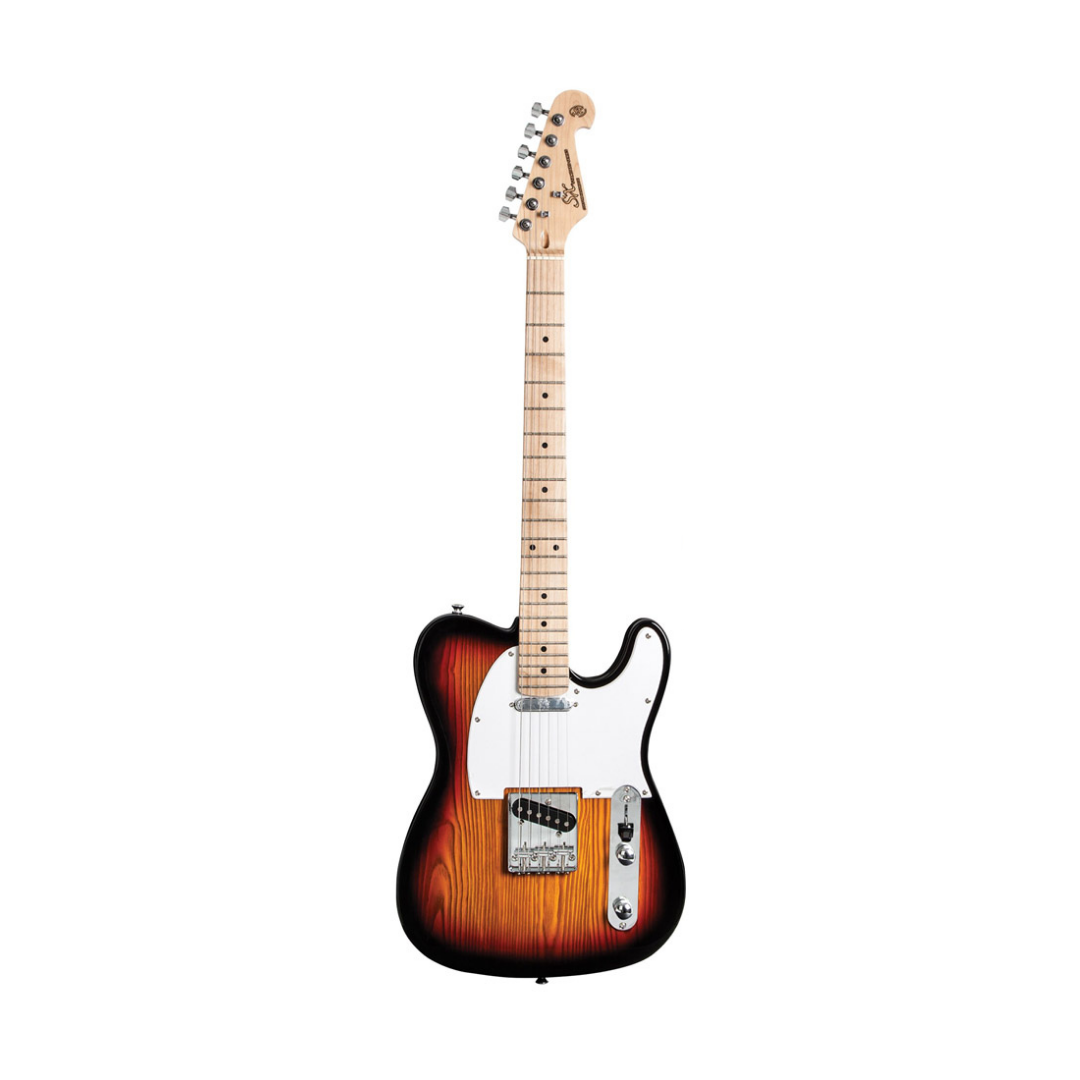 Beginner Packs: SX 4/4-Sized TL-Style Electric Guitar Pack with SX 10w Amp
