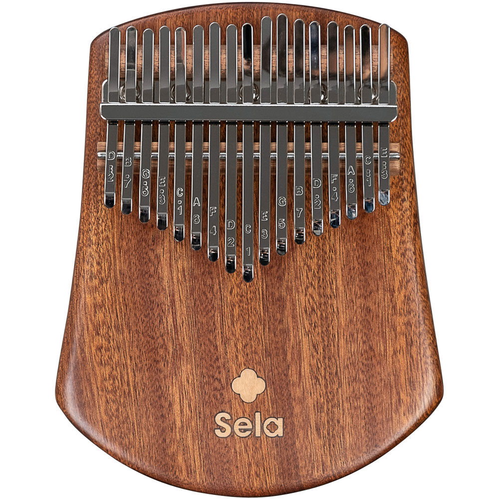Sela 17-Key Solid Sapele Kalimba Sound Effect in Natural