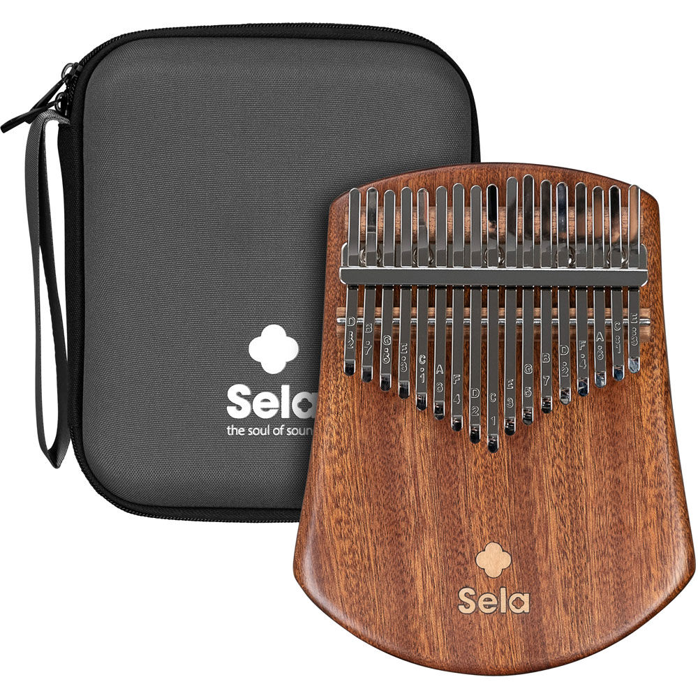 Sela 17-Key Solid Sapele Kalimba Sound Effect in Natural