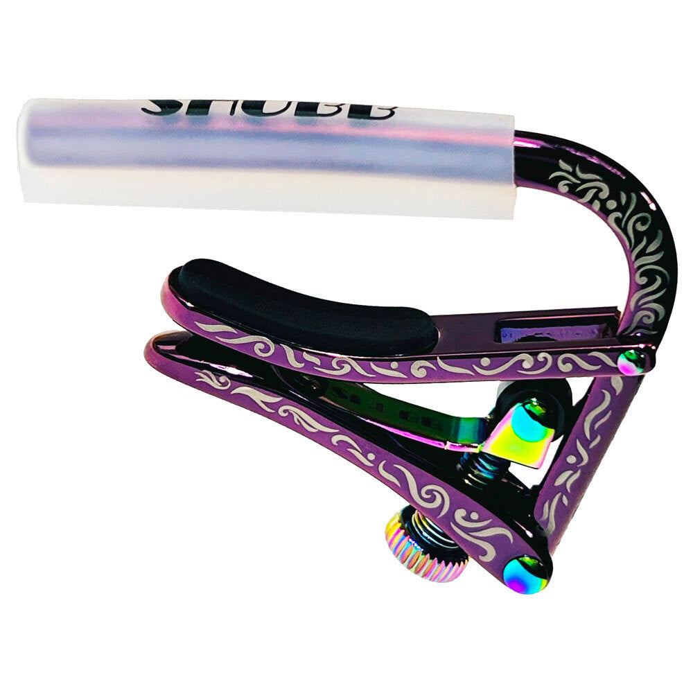 Shubb SHUBBC1VS C1 Anniversary Edition Steel String Guitar Capo in Violet Sky