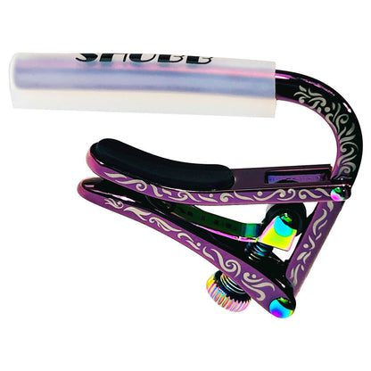 Shubb SHUBBC1VS C1 Anniversary Edition Steel String Guitar Capo in Violet Sky