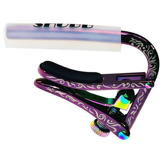 Shubb SHUBBC1VS C1 Anniversary Edition Steel String Guitar Capo in Violet Sky
