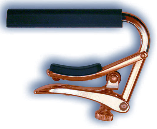 Shubb SHUBBC2ROSE C2 "Royale" Nylon String Guitar Capo in Rose Gold Titanium Finish