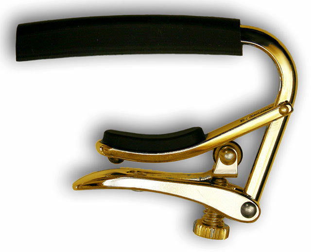 Shubb SHUBBC3GOLD C3 "Royale" 12-String Guitar Capo in Gold Titanium Finish