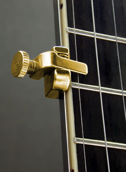 Shubb SHUBBFSGOLD Fifth String Regular Bar Banjo Capo in Gold