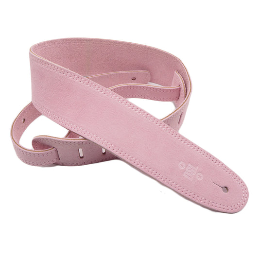 DSL SLS25-PINK Pink Suede Guitar Strap