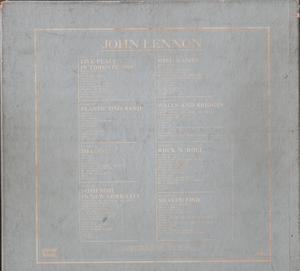 John Lennon - 8 LP Silver Signature Box Set (12" Vinyl)