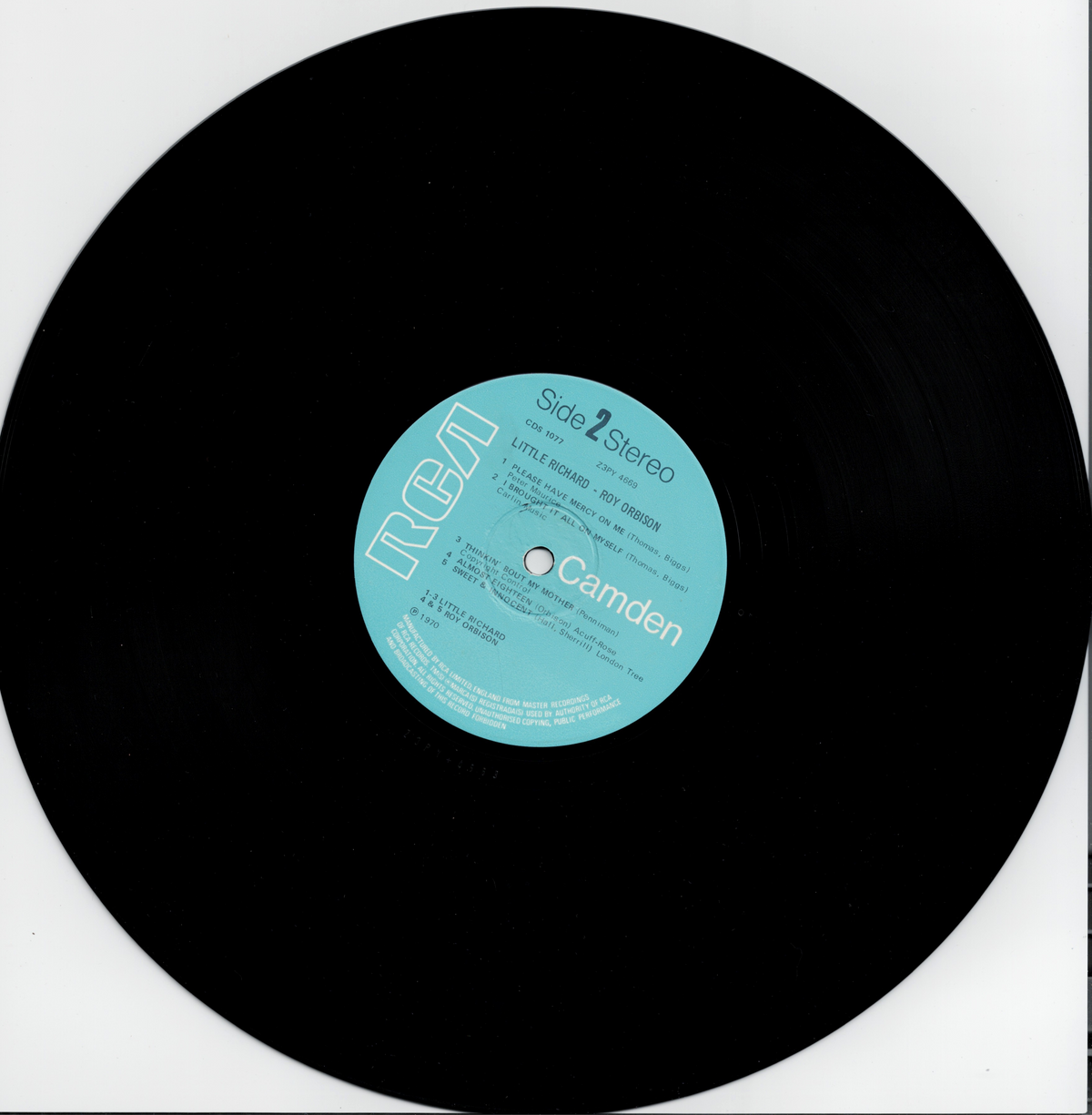 Little Richard & Roy Orbison – Little Richard & Roy Orbison (Vinyl, LP, Compilation, Stereo)