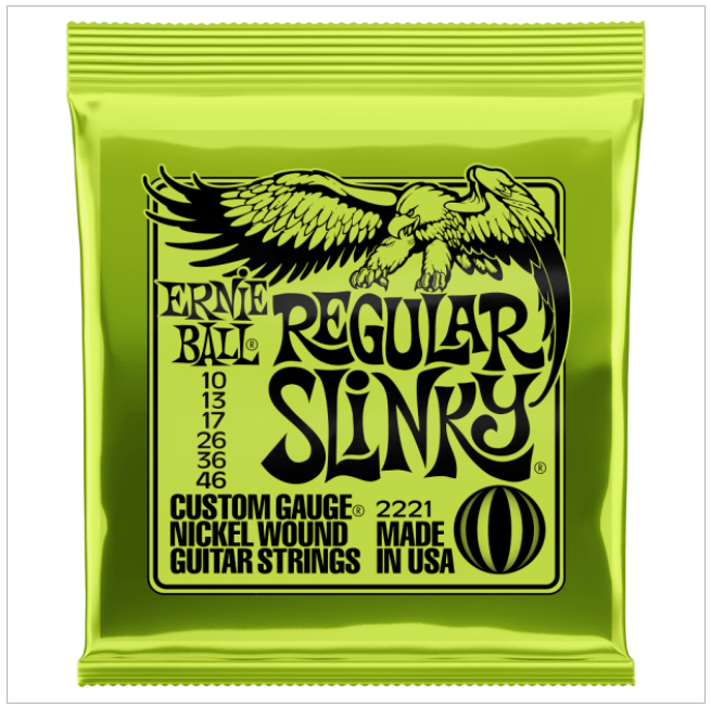 Ernie Ball Nickel Wound Electric Guitar Strings (Assorted Gauges)