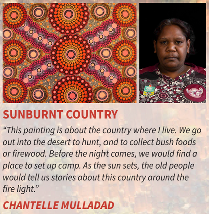 Kala Desert Storylines 'Sunburnt Country' by Chanetelle Mulladad Tenor Ukulele