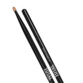Total Percussion T5ABLK Black 5A Wood Tip Drumsticks