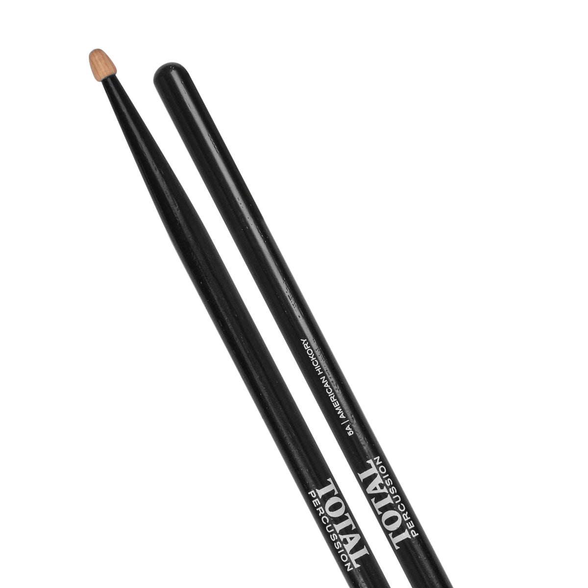 Total Percussion T5ABLK Black 5A Wood Tip Drumsticks