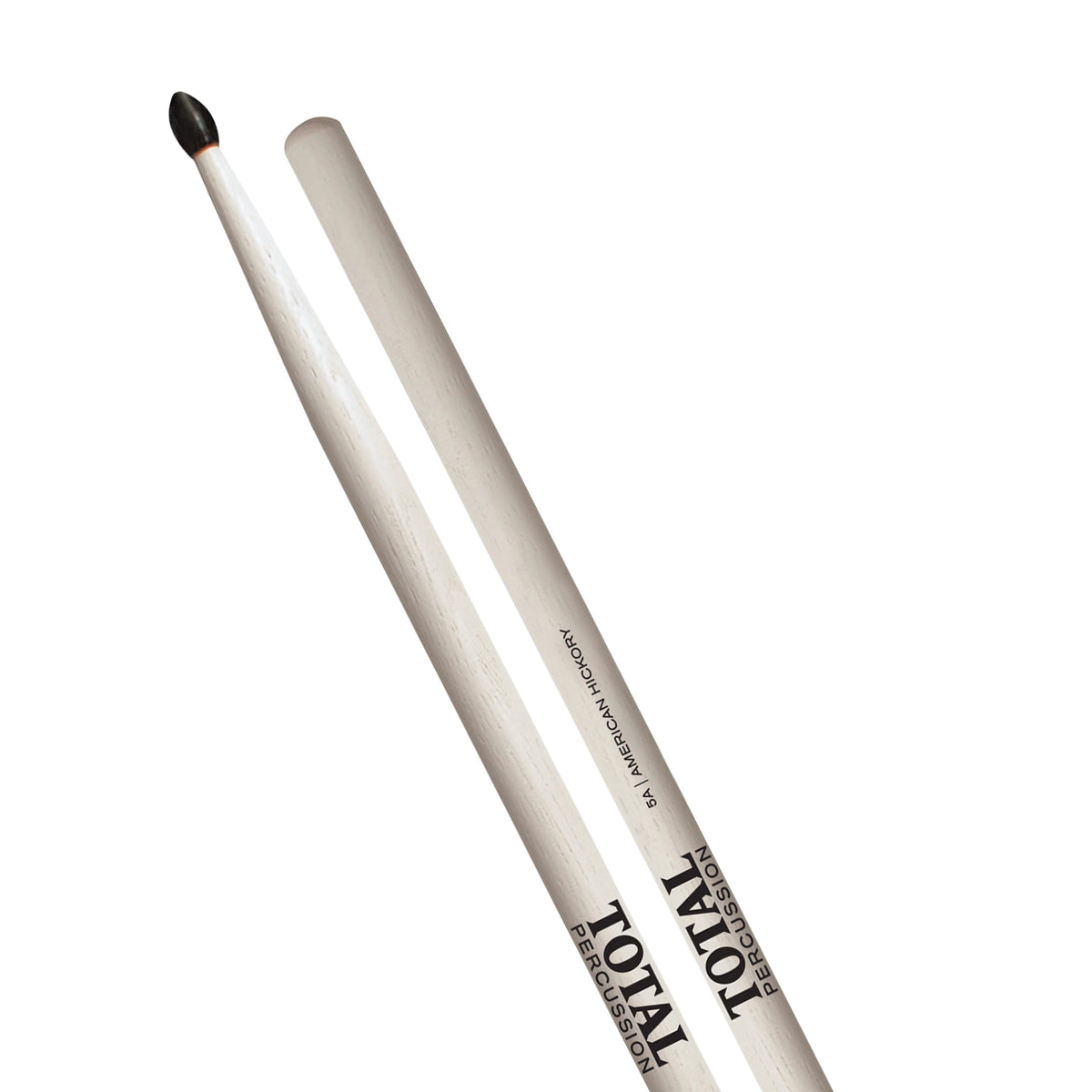 Total Percussion T5ANGLO Glow in The Dark Tip 5A Wood Tip Drumsticks