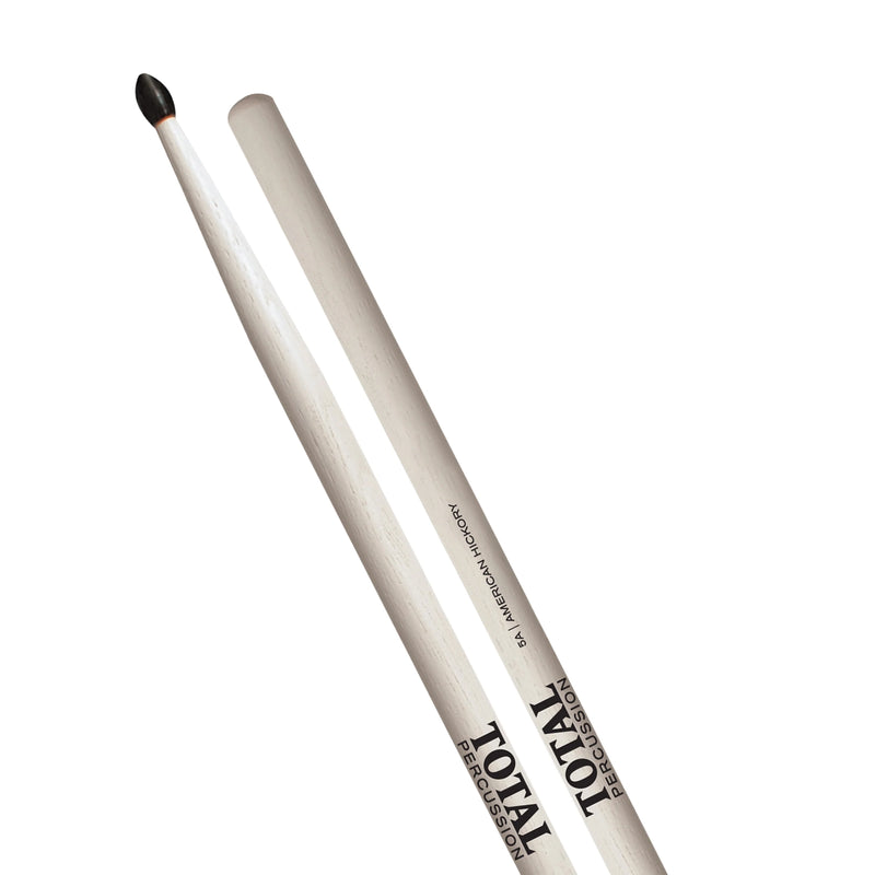 Total Percussion T5ANGLO Glow in The Dark Tip 5A Wood Tip Drumsticks