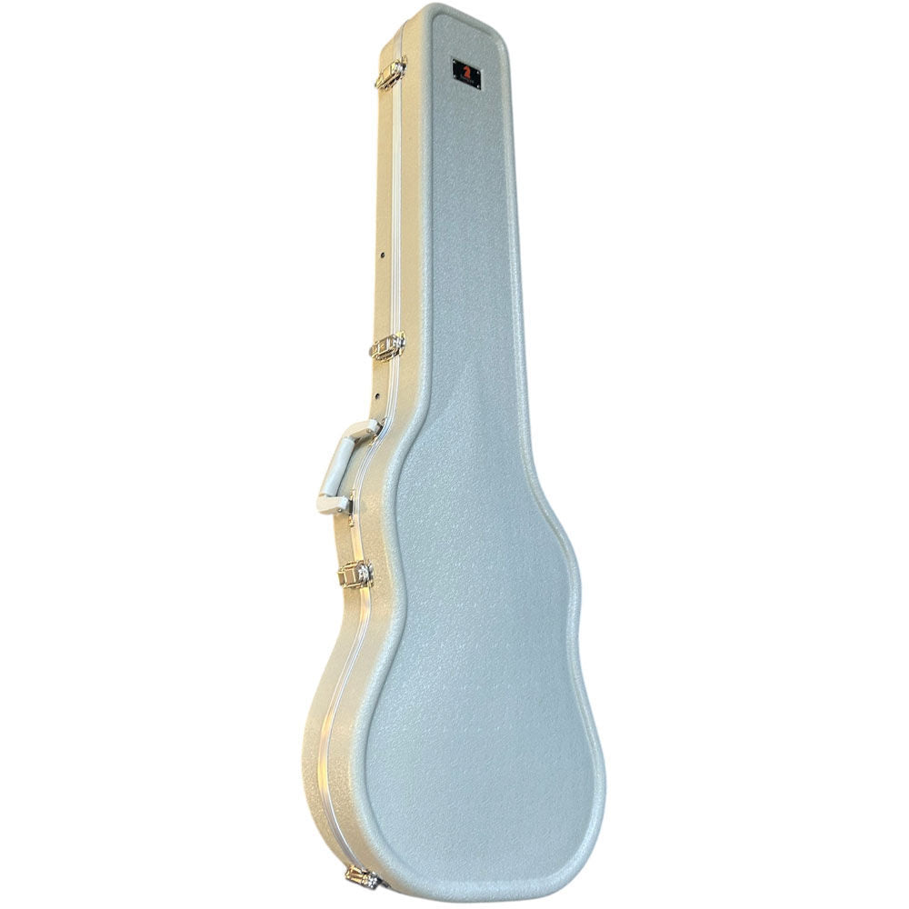 Torque TBC451IVORY ABS Shaped Electric Bass Guitar Case in Ivory Finish