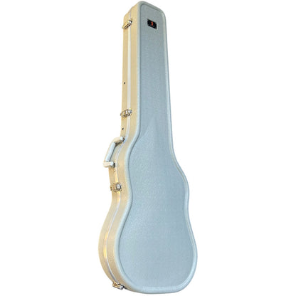 Torque TBC451IVORY ABS Shaped Electric Bass Guitar Case in Ivory Finish