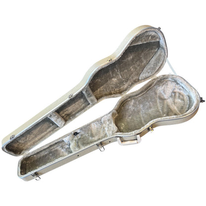 Torque TBC451IVORY ABS Shaped Electric Bass Guitar Case in Ivory Finish
