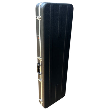 Torque TBC501BK Deluxe ABS Rectangular Electric Bass Guitar Case in Black Finish