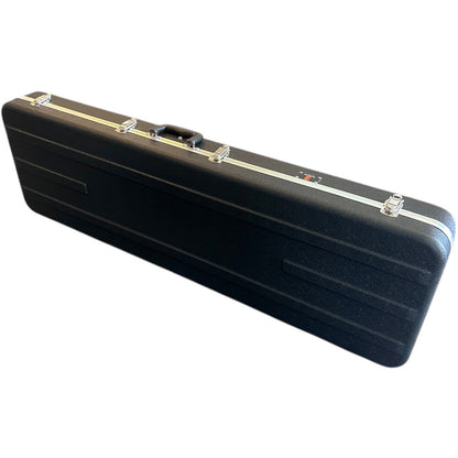 Torque TBC501BK Deluxe ABS Rectangular Electric Bass Guitar Case in Black Finish