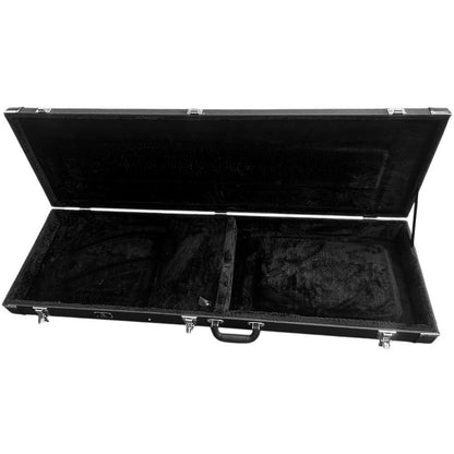 Torque TBC501MFBK Wooden Rectangular Electric Bass Guitar Case in Black Finish