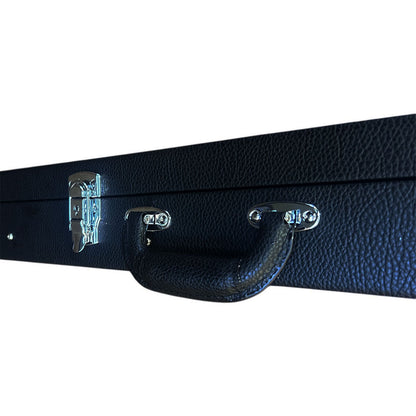 Torque TBC501MFBK Wooden Rectangular Electric Bass Guitar Case in Black Finish