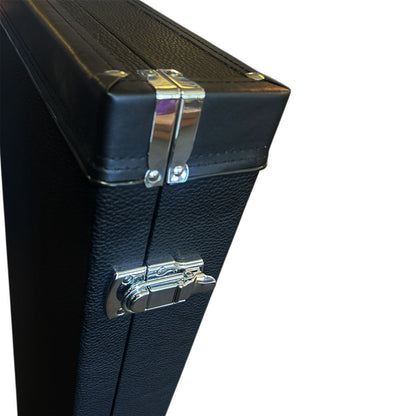 Torque TBC501MFBK Wooden Rectangular Electric Bass Guitar Case in Black Finish