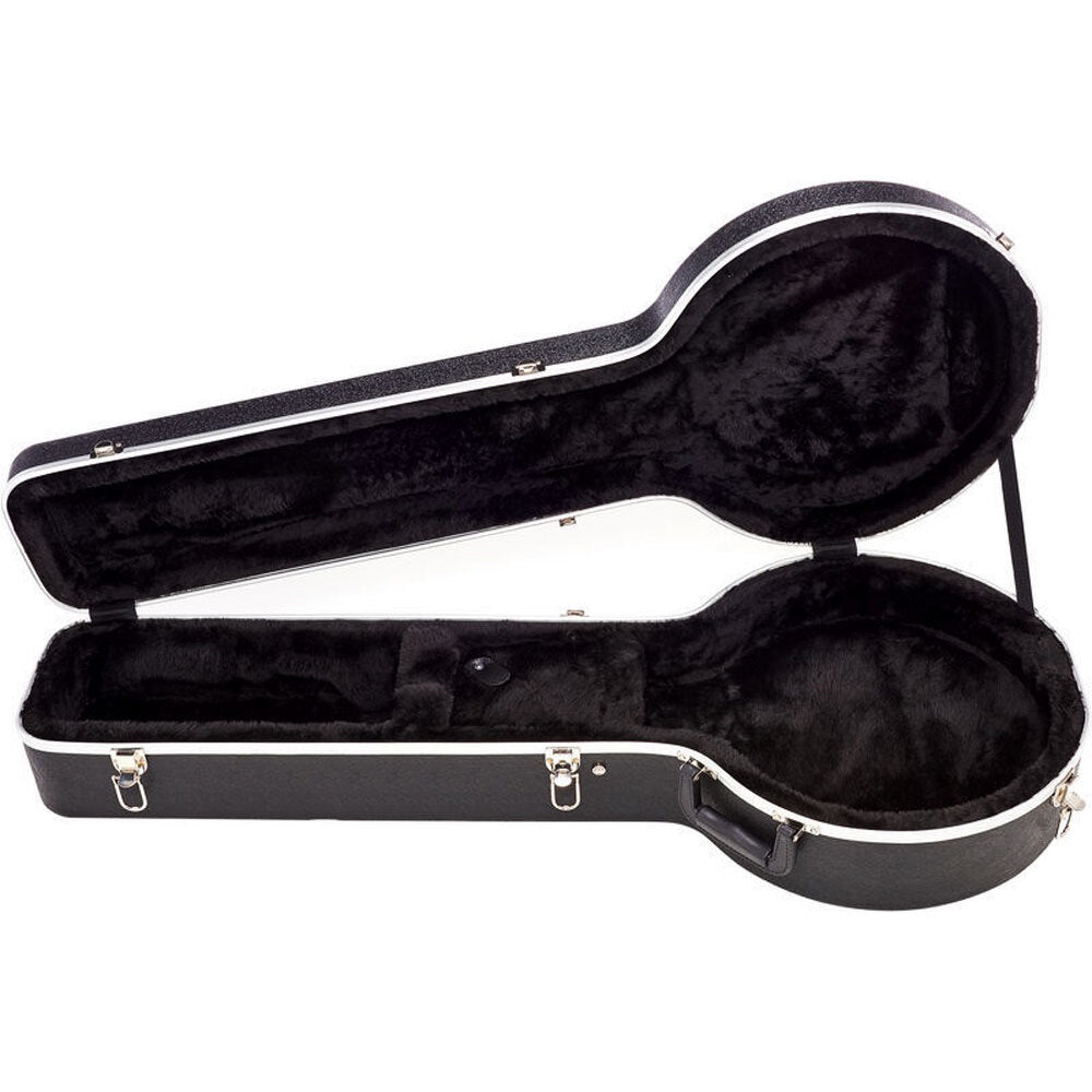 Torque TBZ500BK Deluxe Molded ABS Banjo Case in Black Finish