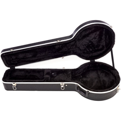 Torque TBZ500BK Deluxe Molded ABS Banjo Case in Black Finish