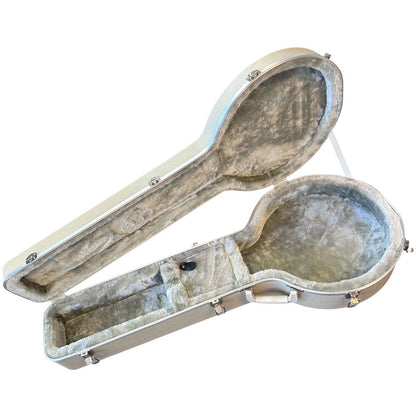Torque TBZ500IVORY Deluxe Molded ABS Banjo Case in Ivory Finish