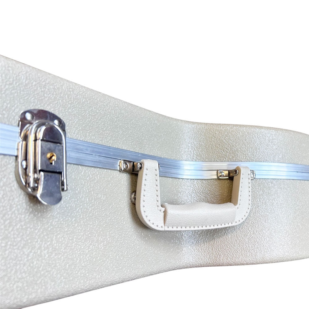 Torque TBZ500IVORY Deluxe Molded ABS Banjo Case in Ivory Finish