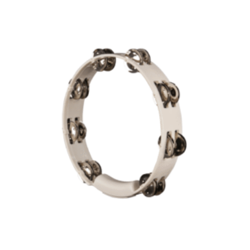 Rhythm Tech TC4020-U White 10″ Tambourine