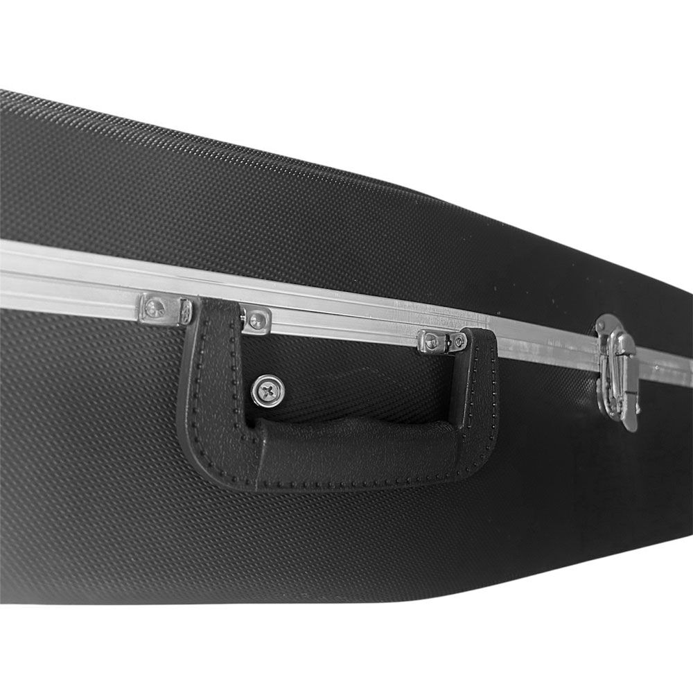 Torque TCC501BLKX Deluxe ABS Classical Guitar Case in Black-X Finish