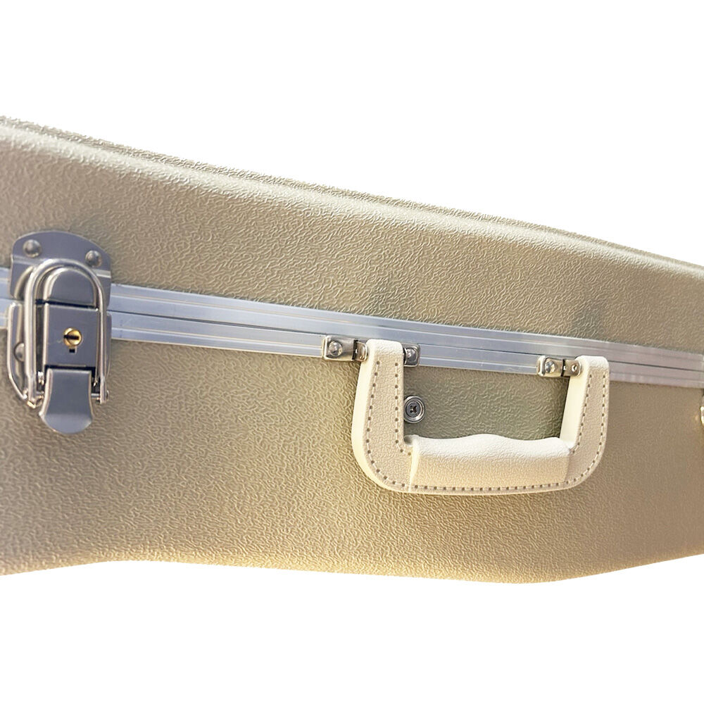 Torque TCC501IVORY Deluxe ABS Classical Guitar Case in Ivory Finish