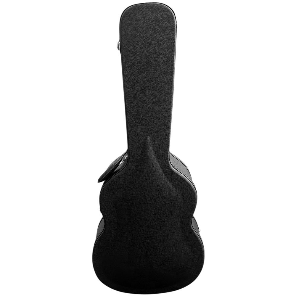 Torque TCC501MGBK Wooden Archtop Classical Guitar Case in Black Finish