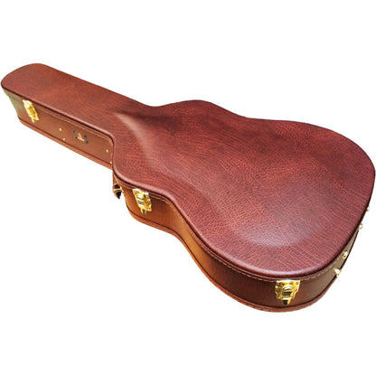 Torque TCC501MGBR Wooden Archtop Classical Guitar Case in Brown Finish