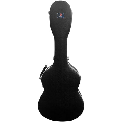 Torque TCC501NBK Deluxe Shaped ABS Classical Guitar Case in Black Finish