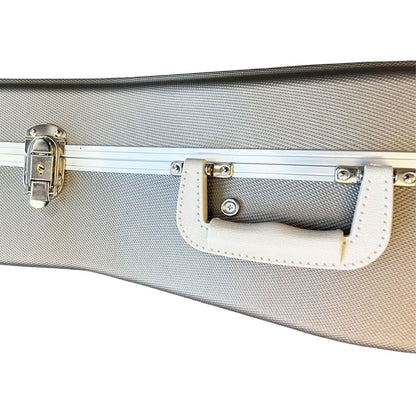 Torque TCC501SILVX Deluxe ABS Classical Guitar Case in Silver-X Finish