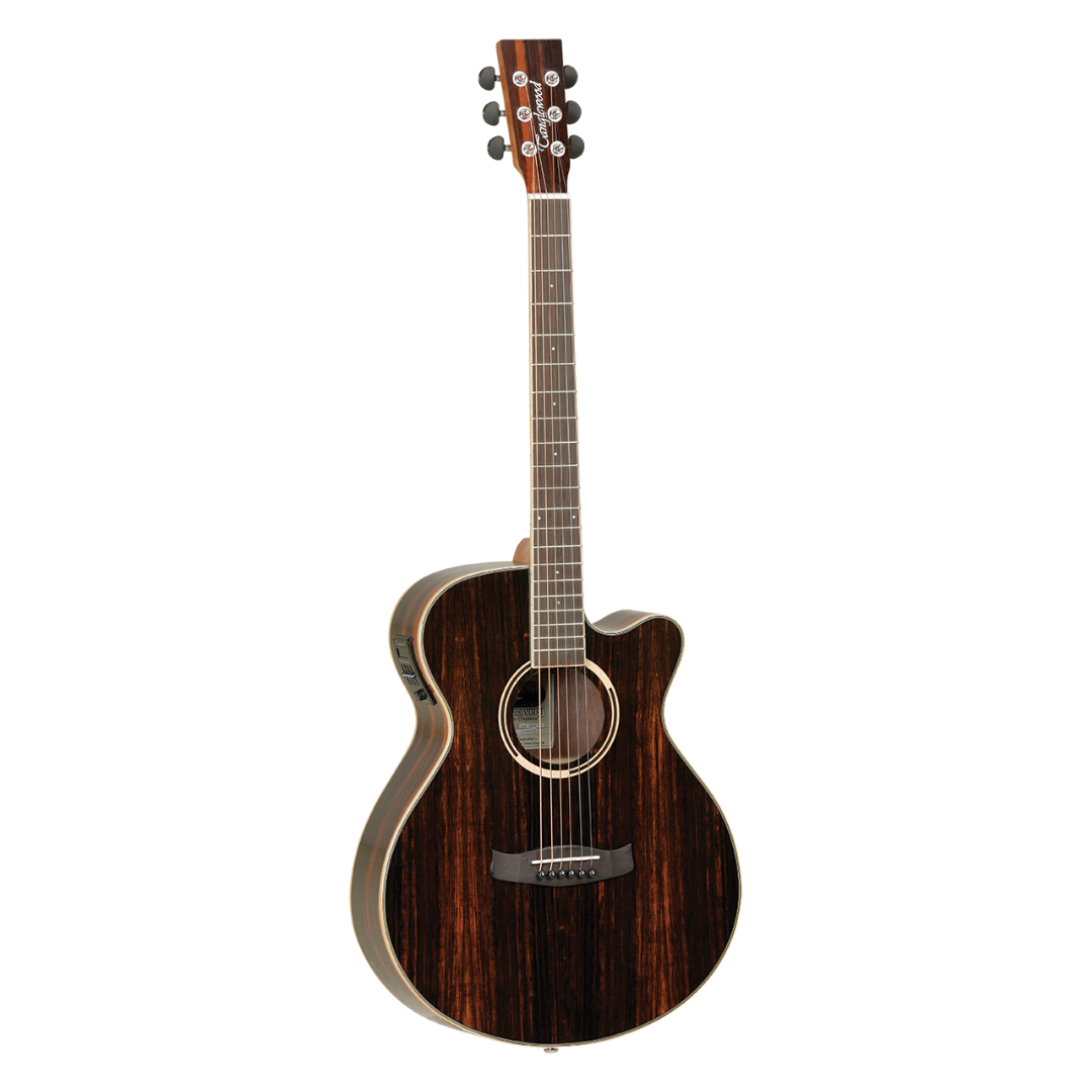 Tanglewood TDBTSFCEAEB Discovery Exotic Super Folk Cutaway Electro-Acoustic Guitar
