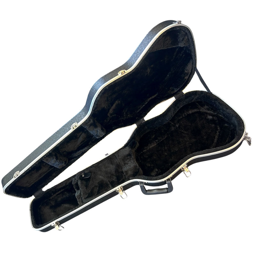 Torque TEC451BK ABS Shaped Electric Guitar Case in Black Finish