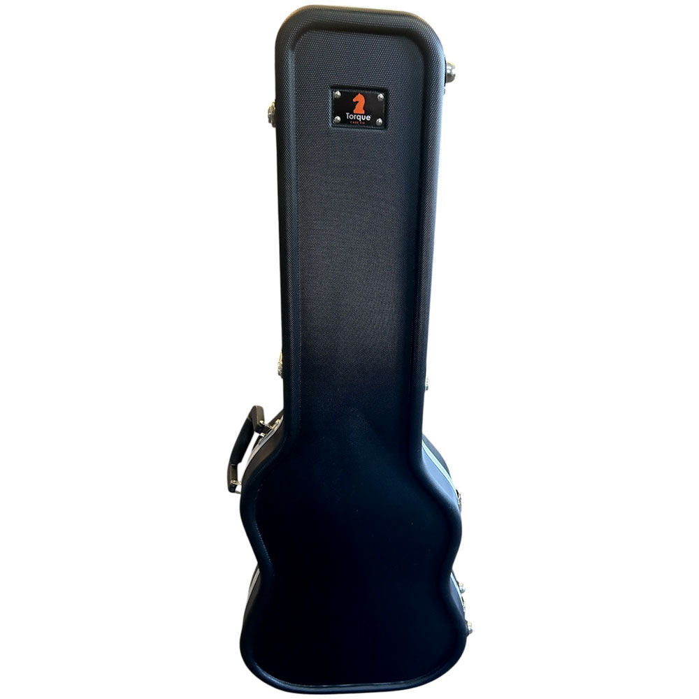 Torque TEC451BLKX ABS Shaped Electric Guitar Case in Black-X Finish