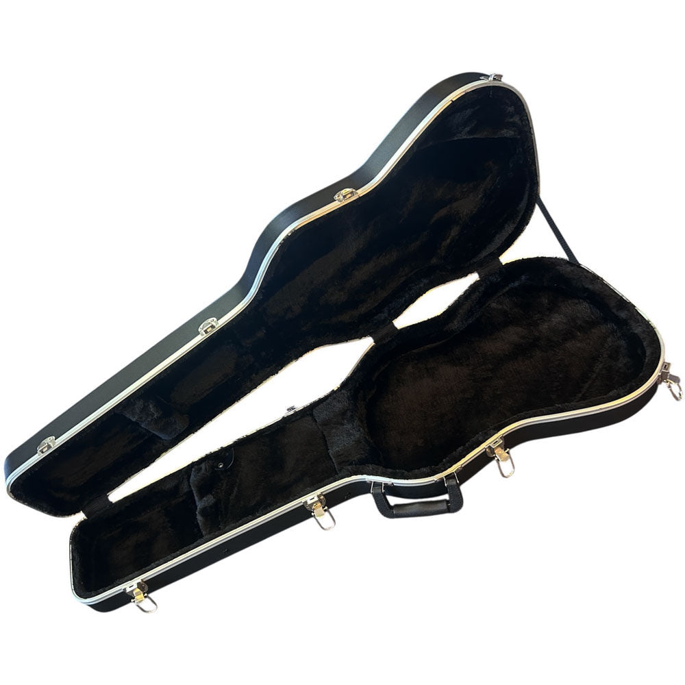 Torque TEC451BLKX ABS Shaped Electric Guitar Case in Black-X Finish