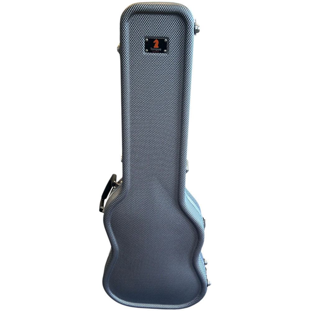 Torque TEC451BW ABS Shaped Electric Guitar Case in Black/White Finish