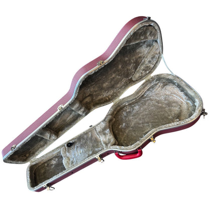 Torque TEC451RED ABS Shaped Electric Guitar Case in Red Finish