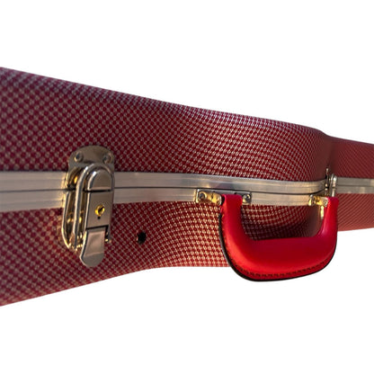 Torque TEC451RED ABS Shaped Electric Guitar Case in Red Finish