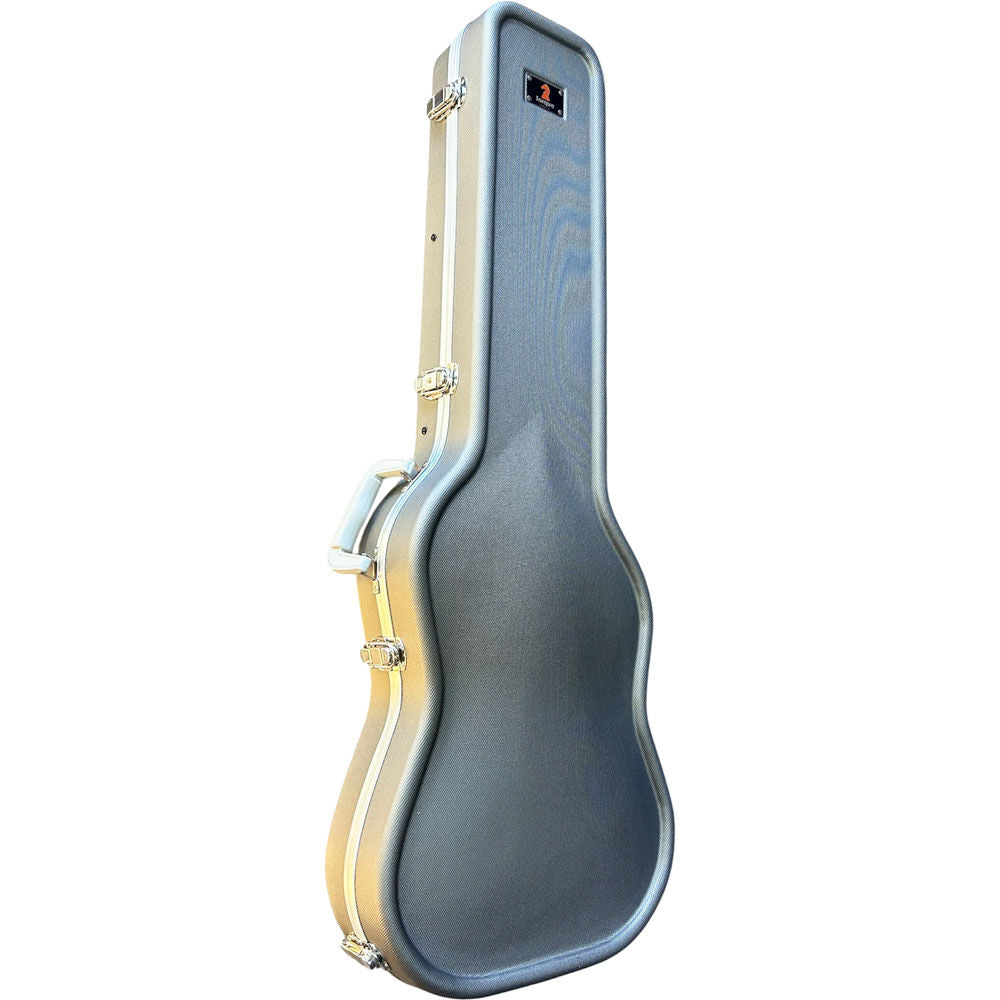 Torque TEC451SILVX ABS Shaped Electric Guitar Case in Silver-X Finish