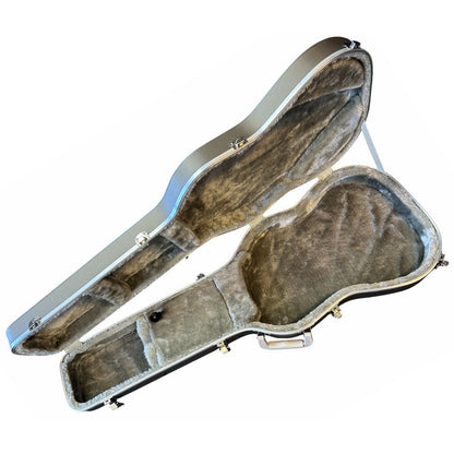 Torque TEC451SILVX ABS Shaped Electric Guitar Case in Silver-X Finish