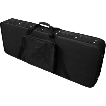 Torque TEC500L Poly Foam Electric Guitar Case with Heavy Duty Black Nylon Exterior