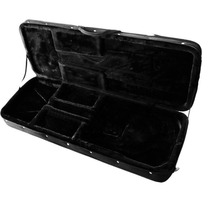 Torque TEC500L Poly Foam Electric Guitar Case with Heavy Duty Black Nylon Exterior