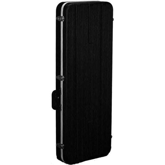 Torque TEC501BK Deluxe ABS Rectangular Electric Guitar Case in Black Finish