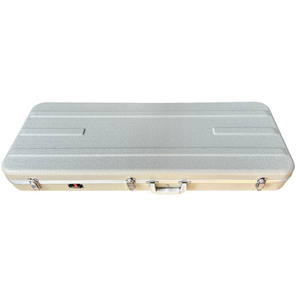 Torque TEC501IVORY Deluxe ABS Rectangular Electric Guitar Case in Ivory Finish